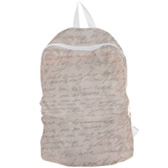 Letter Foldable Lightweight Backpack by vintage2030