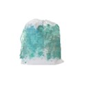 Splash Teal Drawstring Pouch (Medium) View2