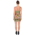 Flower And Butterfly One Soulder Bodycon Dress View2