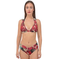 Haloweencard3 Double Strap Halter Bikini Set by vintage2030