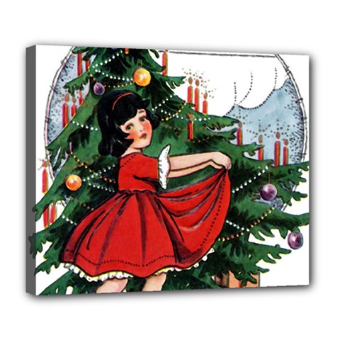 Christmas 1912802 1920 Deluxe Canvas 24  X 20  (stretched) by vintage2030