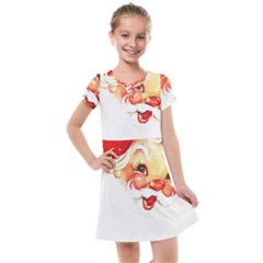 Santa Claus 1827265 1920 Kids  Cross Web Dress by vintage2030