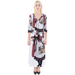 Basket 2029558 1280 Quarter Sleeve Wrap Maxi Dress by vintage2030