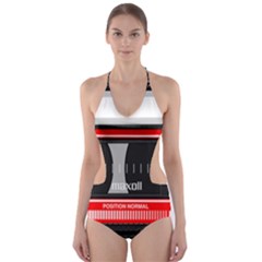 Compact Cassette Cut-out One Piece Swimsuit by vintage2030