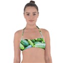 Pile Of Green Cucumbers Halter Bandeau Bikini Top View1