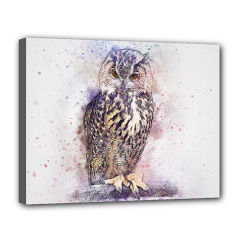 Bird 2552769 1920 Canvas 14  X 11  (stretched) by vintage2030