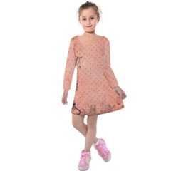 Body 1763255 1920 Kids  Long Sleeve Velvet Dress by vintage2030