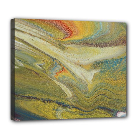 Rainbow Tornado Deluxe Canvas 24  X 20  (stretched) by WILLBIRDWELL