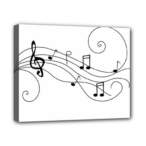 Music Partition Canvas 10  X 8  (stretched) by alllovelyideas