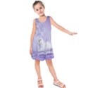 Cute Little Maltese, Soft Colors Kids  Sleeveless Dress View1