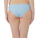 Oktoberfest Bavarian Blue and White Mattress Ticking Hipster Bikini Bottoms View2