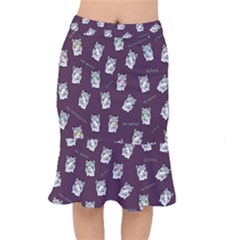 Llama Pattern Mermaid Skirt by Valentinaart