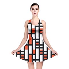 Linear Sequence Pattern Design Reversible Skater Dress by dflcprints