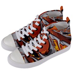 Special Fractal 24 Terra Women s Mid-top Canvas Sneakers by ImpressiveMoments