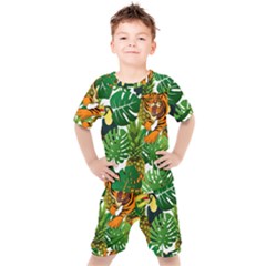 Tropical Pelican Tiger Jungle Kid s Set by snowwhitegirl