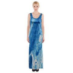 Water Maxi Thigh Split Dress by WILLBIRDWELL