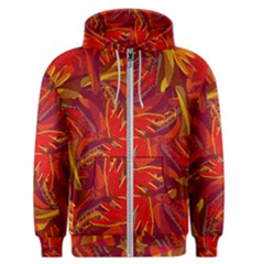 Colorful Abstract Ethnic Style Pattern Men s Zipper Hoodie by dflcprints