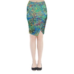 Edge Of The Universe Midi Wrap Pencil Skirt by WILLBIRDWELL