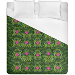 The Most Sacred Lotus Pond With Fantasy Bloom Duvet Cover (california King Size) by pepitasart