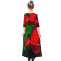 Red Tulip After The Shower Kids  Quarter Sleeve Maxi Dress View2