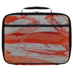 Orange Swirl Full Print Lunch Bag by WILLBIRDWELL