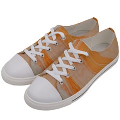 Orange Women s Low Top Canvas Sneakers by WILLBIRDWELL