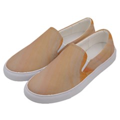 Orange 2 Men s Canvas Slip Ons by WILLBIRDWELL