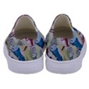 Watercolor Postcard2 Kids  Canvas Slip Ons View4