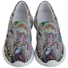 Transparent Volcano Fish Kid s Lightweight Slip Ons by chellerayartisans