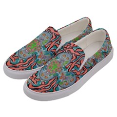 Octopusquad Men s Canvas Slip Ons by chellerayartisans