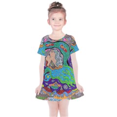 Pyramid Angel Kids  Simple Cotton Dress by chellerayartisans