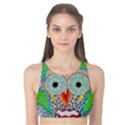 Cosmic Owl Tank Bikini Top View1