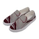 WINE Women s Canvas Slip Ons View2