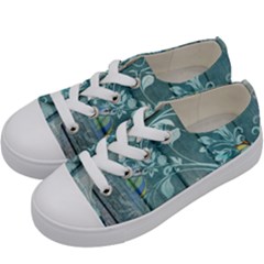 Green Tree Kids  Low Top Canvas Sneakers by vintage2030