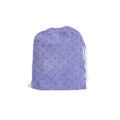 Dot Blue Drawstring Pouch (medium) by vintage2030