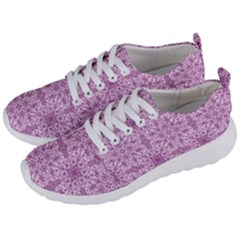 Ornamental Pink Men s Lightweight Sports Shoes by snowwhitegirl
