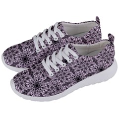 Ornamental Pink Black Men s Lightweight Sports Shoes by snowwhitegirl