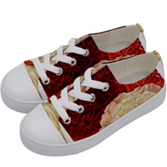 Flowers 1776584 1920 Kids  Low Top Canvas Sneakers by vintage2030