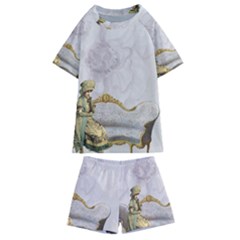 Background 1659612 1920 Kids  Swim Tee And Shorts Set by vintage2030