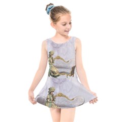 Background 1659612 1920 Kids  Skater Dress Swimsuit by vintage2030