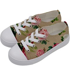 Flower 1770189 1920 Kids  Low Top Canvas Sneakers by vintage2030