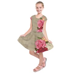 Flower 1646069 1920 Kids  Short Sleeve Dress by vintage2030