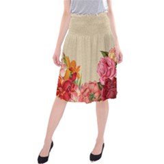 Flower 1646035 1920 Midi Beach Skirt by vintage2030