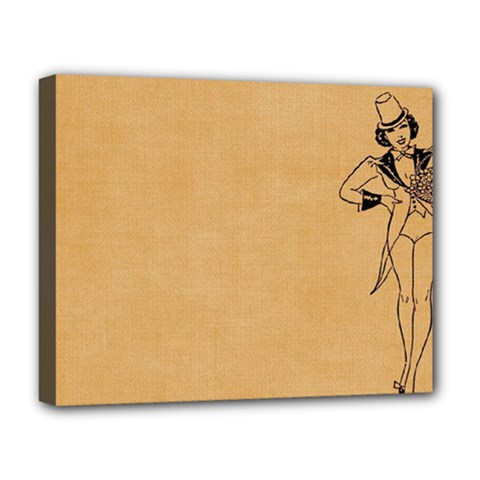 Flapper 1515869 1280 Deluxe Canvas 20  X 16  (stretched) by vintage2030