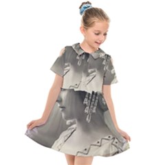 Vintage 1501540 1920 Kids  Short Sleeve Shirt Dress by vintage2030