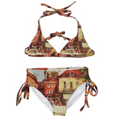 Painting 1241683 1920 Kids  Classic Bikini Set by vintage2030