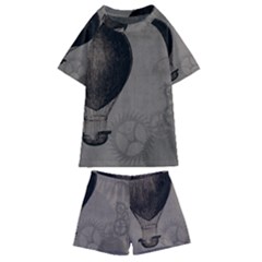 Vintage 1143341 1920 Kids  Swim Tee And Shorts Set by vintage2030