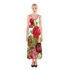 Flower Bouquet 1131891 1920 Sleeveless Maxi Dress by vintage2030