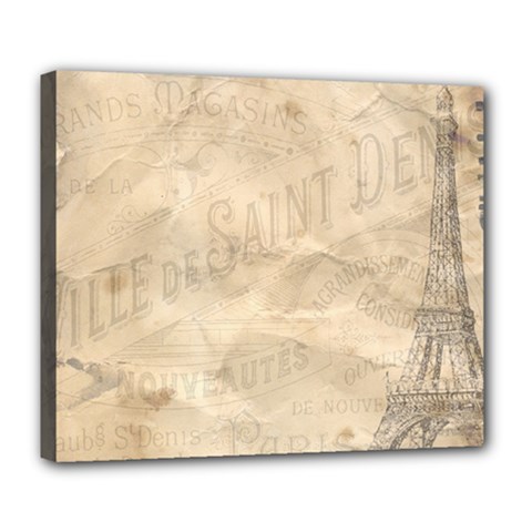 Paris 1118815 1280 Deluxe Canvas 24  X 20  (stretched) by vintage2030