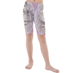 Lady 1112861 1280 Kids  Mid Length Swim Shorts by vintage2030